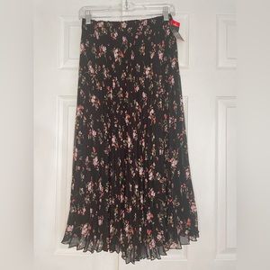 Vince Camuto Floral Midi Skirt